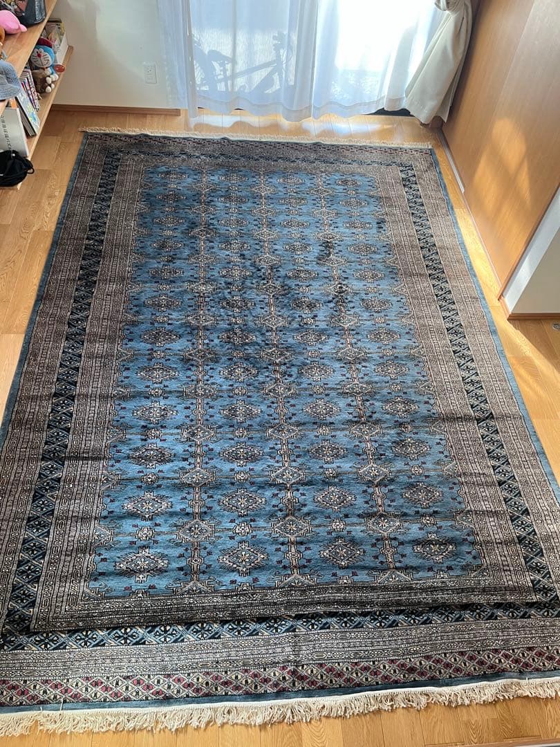 パキスタン絨毯　大判　約310センチ×217センチ　ウール　手織り