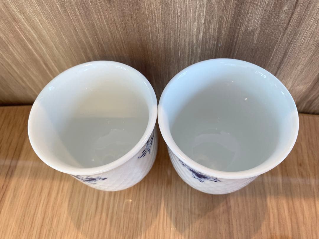 ブルーパルメッテプレート&カップのセット