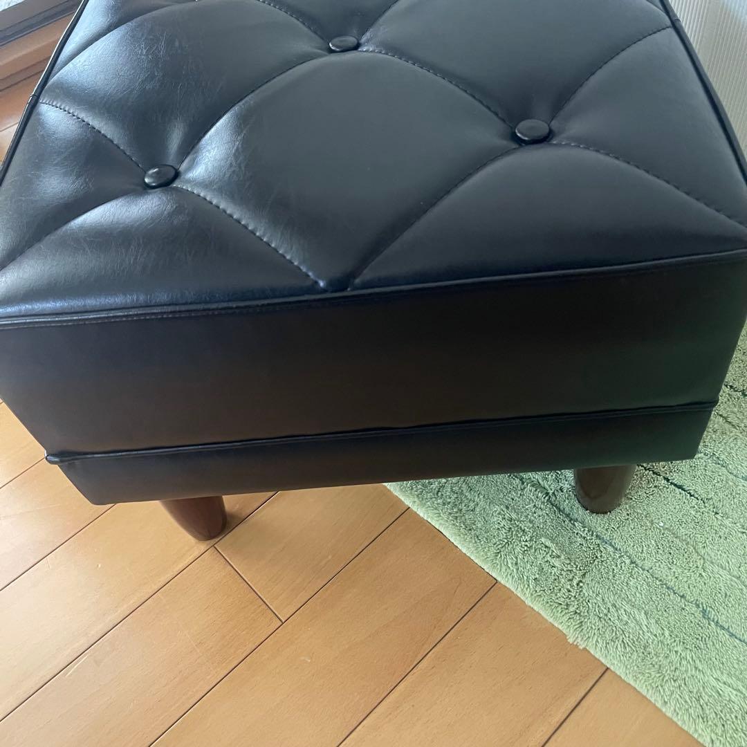 【カリモク60】 オットマン スタンダードブラック karimoku