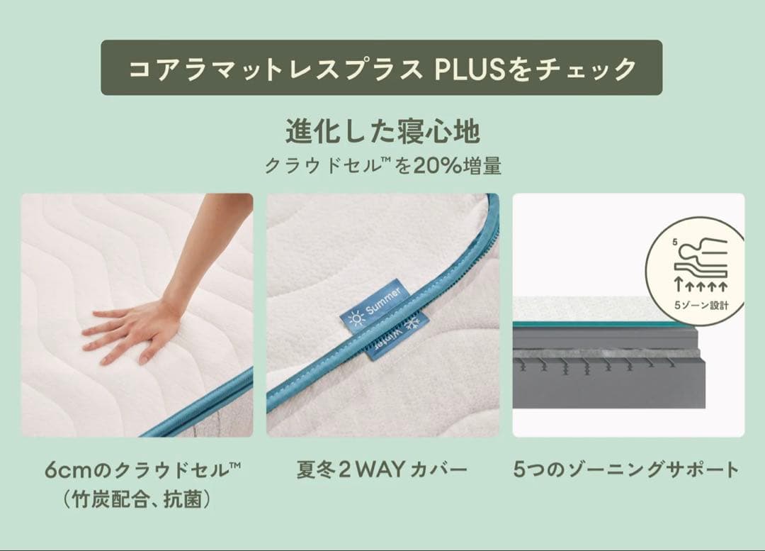 Koala コンフォートレストプラス シングル