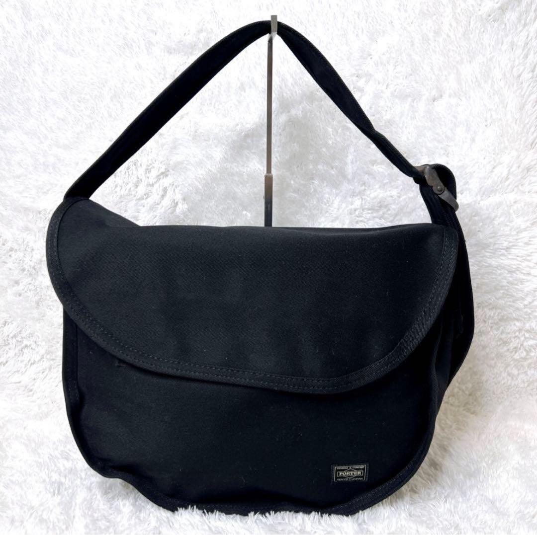 新品✨メッセンジャーバッグ ショルダーバッグ A4 キャンバス 大容量 黒