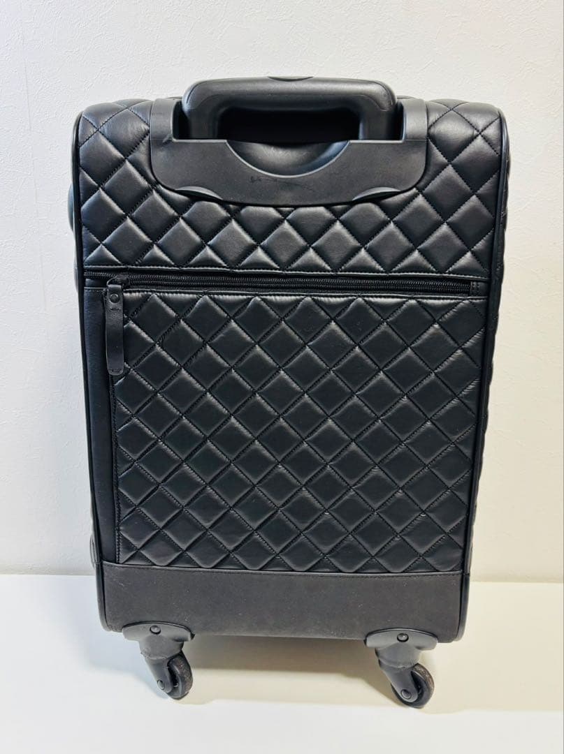 マダムヒロコ キルティング加工 キャリーケース ブラック