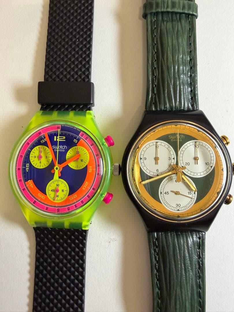 ビンテージ Swatchクロノグラフ「 Grand Prix」セット稼働確認済み