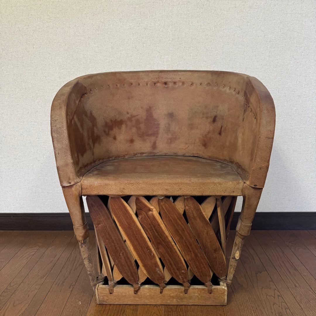 エキパルチェア メキシコ 民芸 椅子 スツール 古道具 ビンテージ 世界 骨董