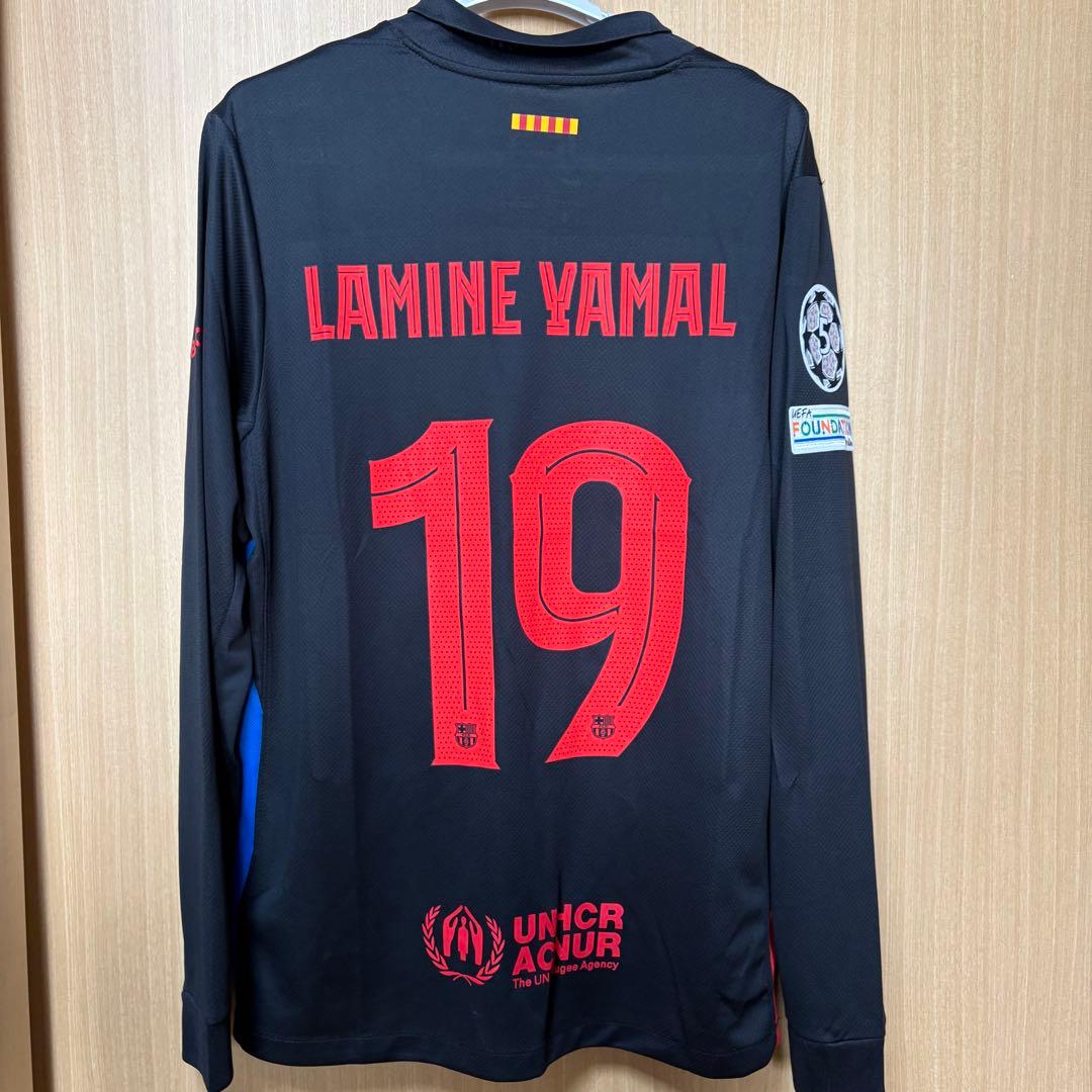 FCバルセロナ 24-25 アウェイ ユニフォーム No.19 ラミン・ヤマル