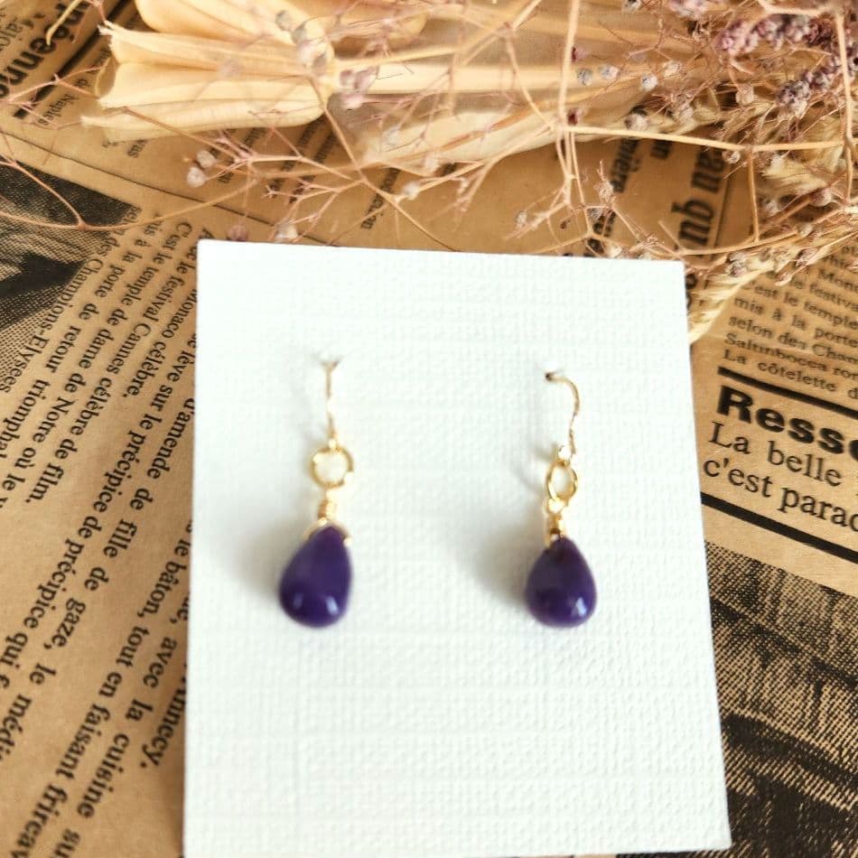 ✳️チャロ アイト１４kgfピアス