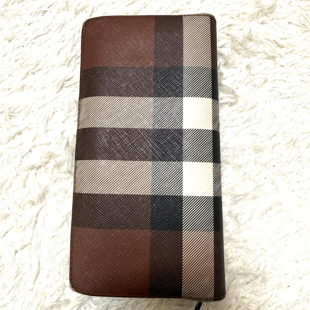 バーバリー　ノバチェック　財布
