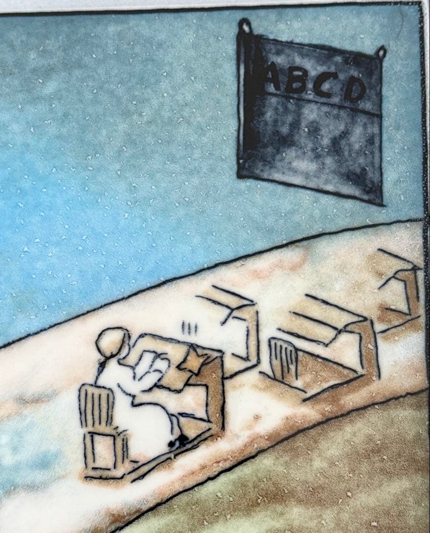 【希少品】ARABIA ヘルヤ SSKK \"Elämänkaari\" 特大陶板