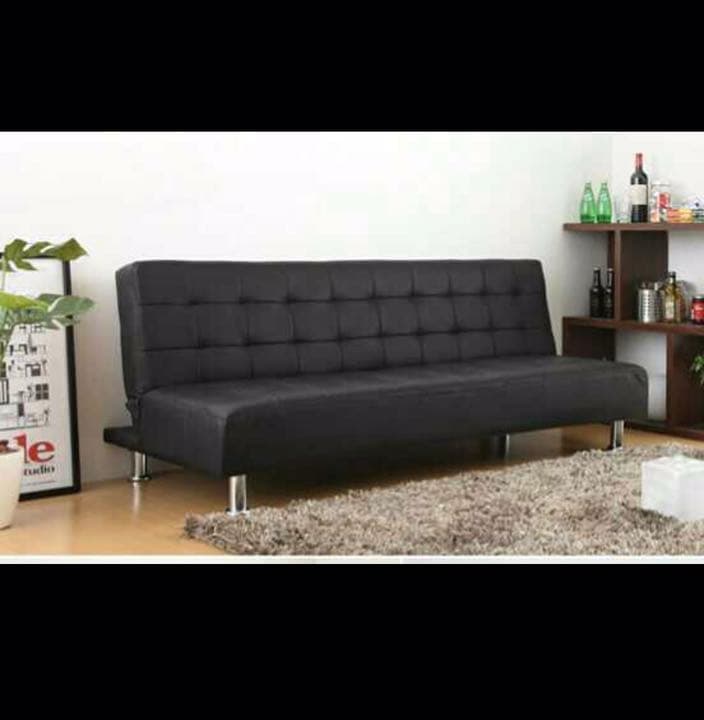 高品質 リクライニング ソファーベッド ブラック ソファベッド 3人掛け　黒