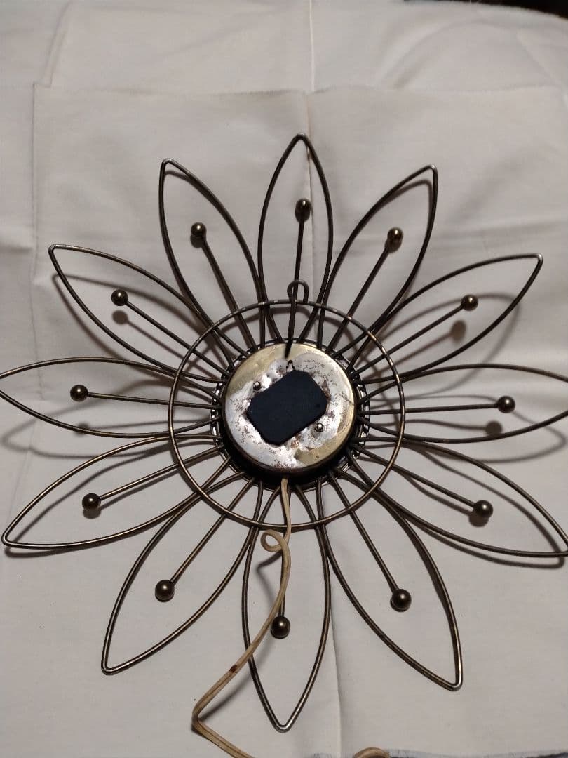 サンバーストクロック　ビンテージ　60s MCM　ジャンク品