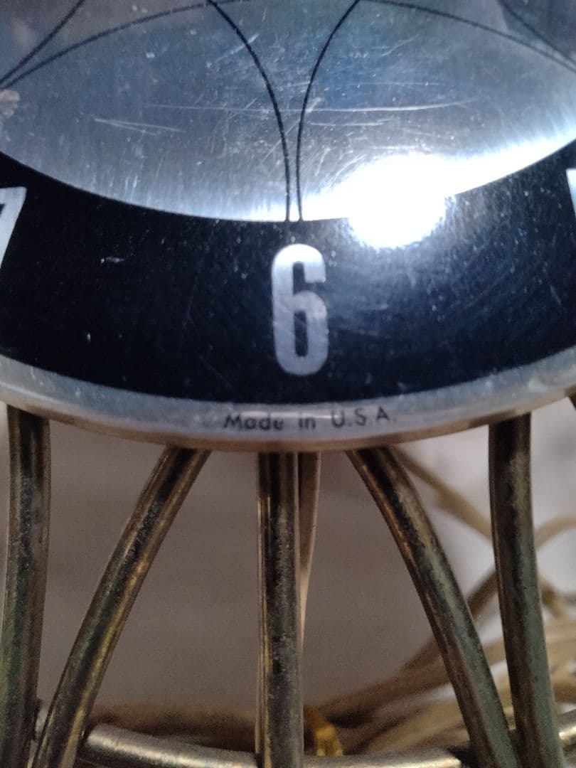 サンバーストクロック　ビンテージ　60s MCM　ジャンク品