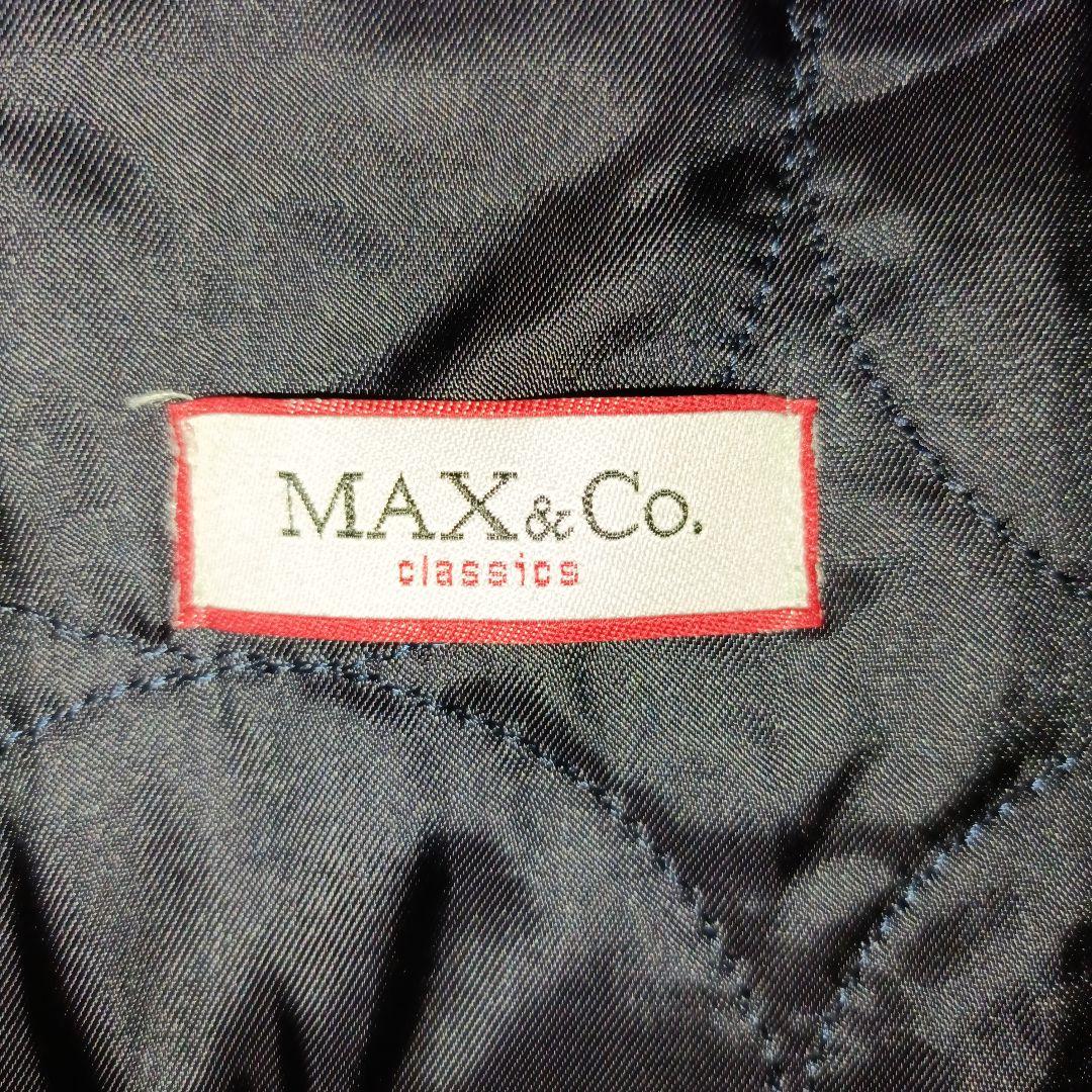 美品■MAX＆Co モヘヤ・アルパカ混 ウール ロングコート　ツイード