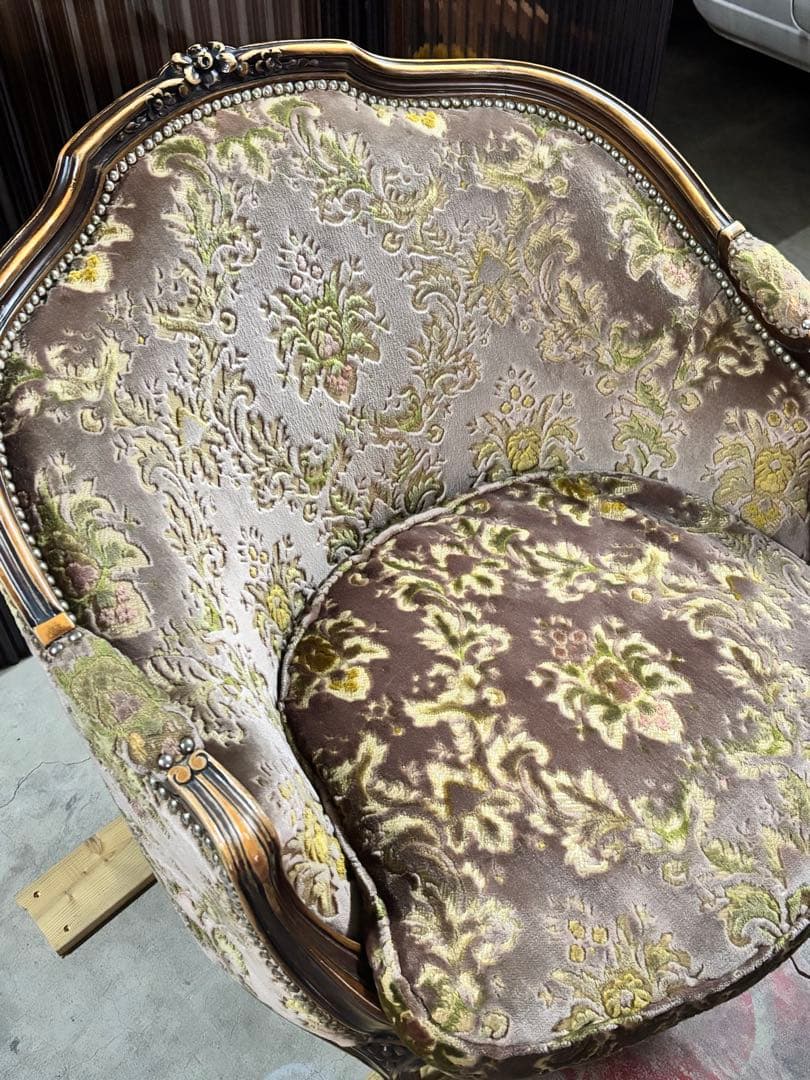 N2271 ドマーニ ルイXV 1人掛けソファ シングルソファ