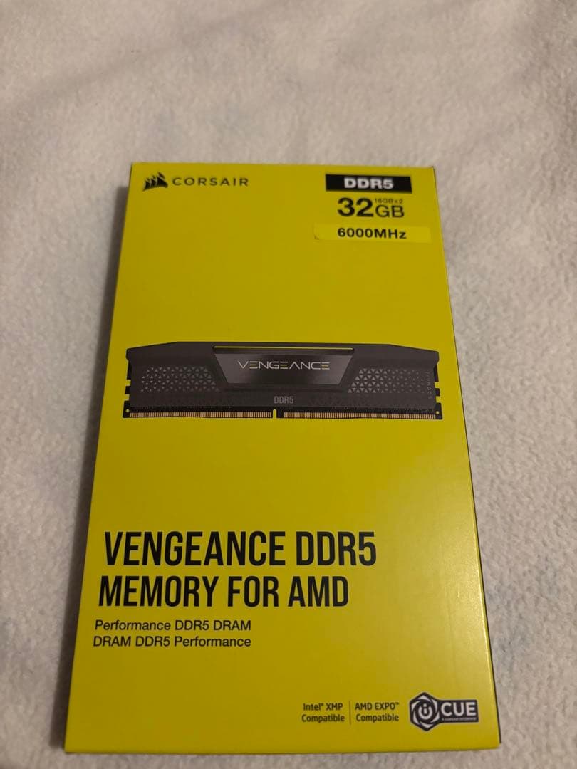 メモリー Corsair Vengeance DDR5 32GB 6000MHz