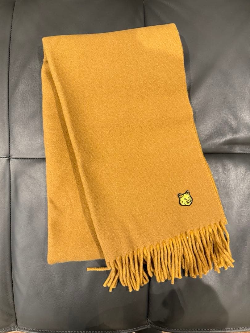 【新品正規品】最安値！MAISON KITSUNE メゾンキツネ　ウールマフラー