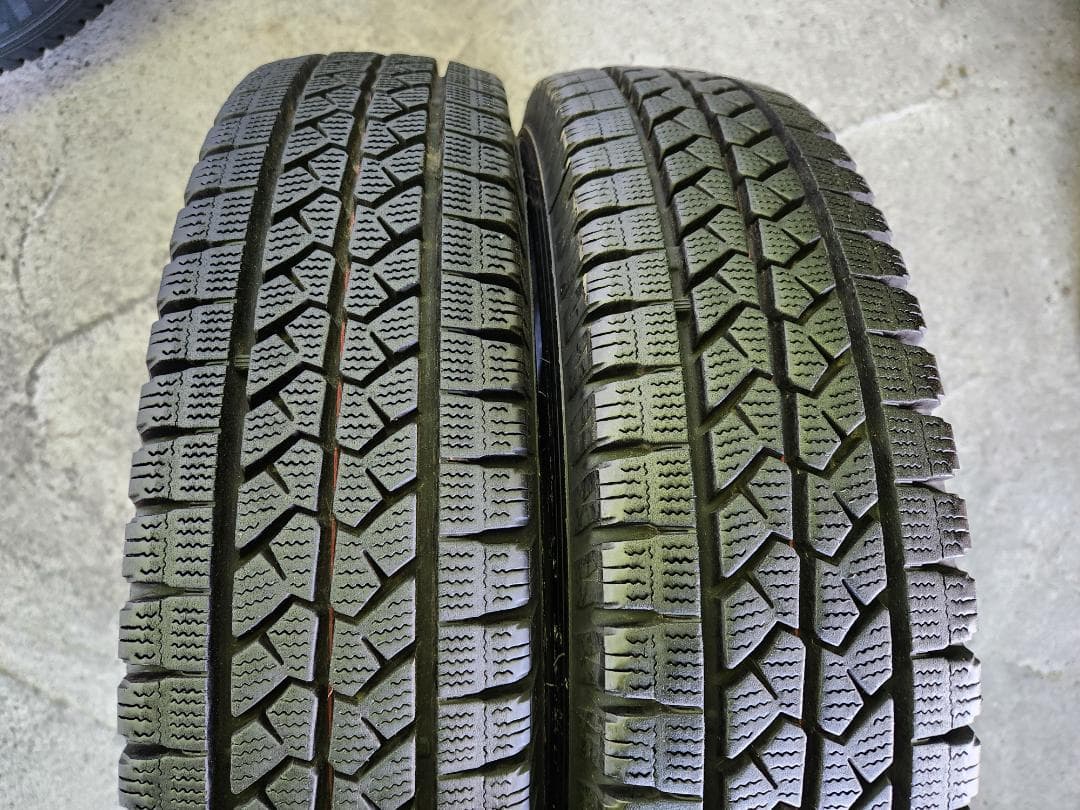 送料込☆2022年製 ブリヂストンタイヤ 155/80R14 LT日本製☆4本