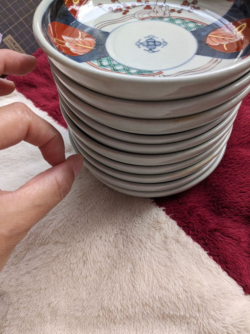 有田焼　文三窯　豆皿10枚