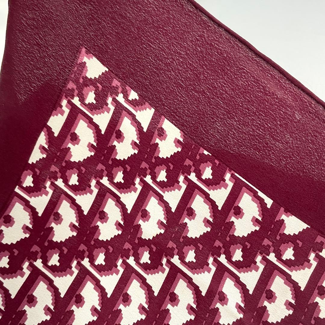 Y510-30　Dior　クリスチャンディオール　スカーフ　ロゴ　トロッター