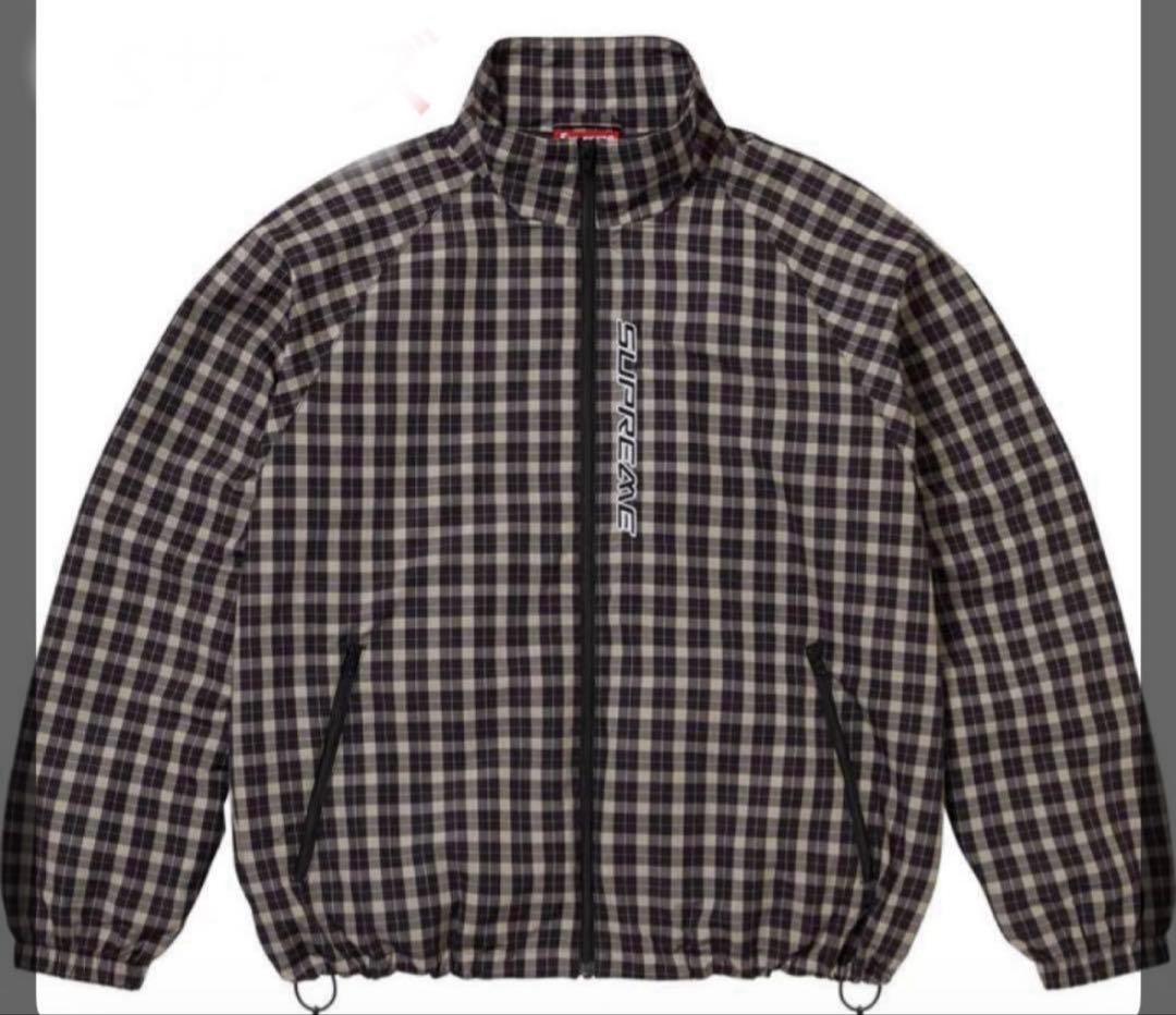 ジャケット・アウター Supreme Plaid Track Jacket Black