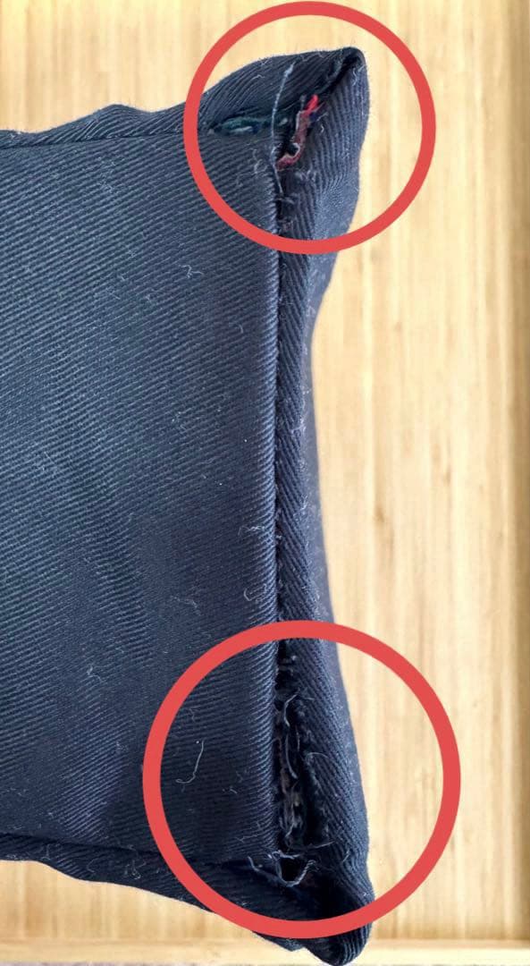 【裏地に破れあり】jnhearts チェックウールガーデンミドル　レッド