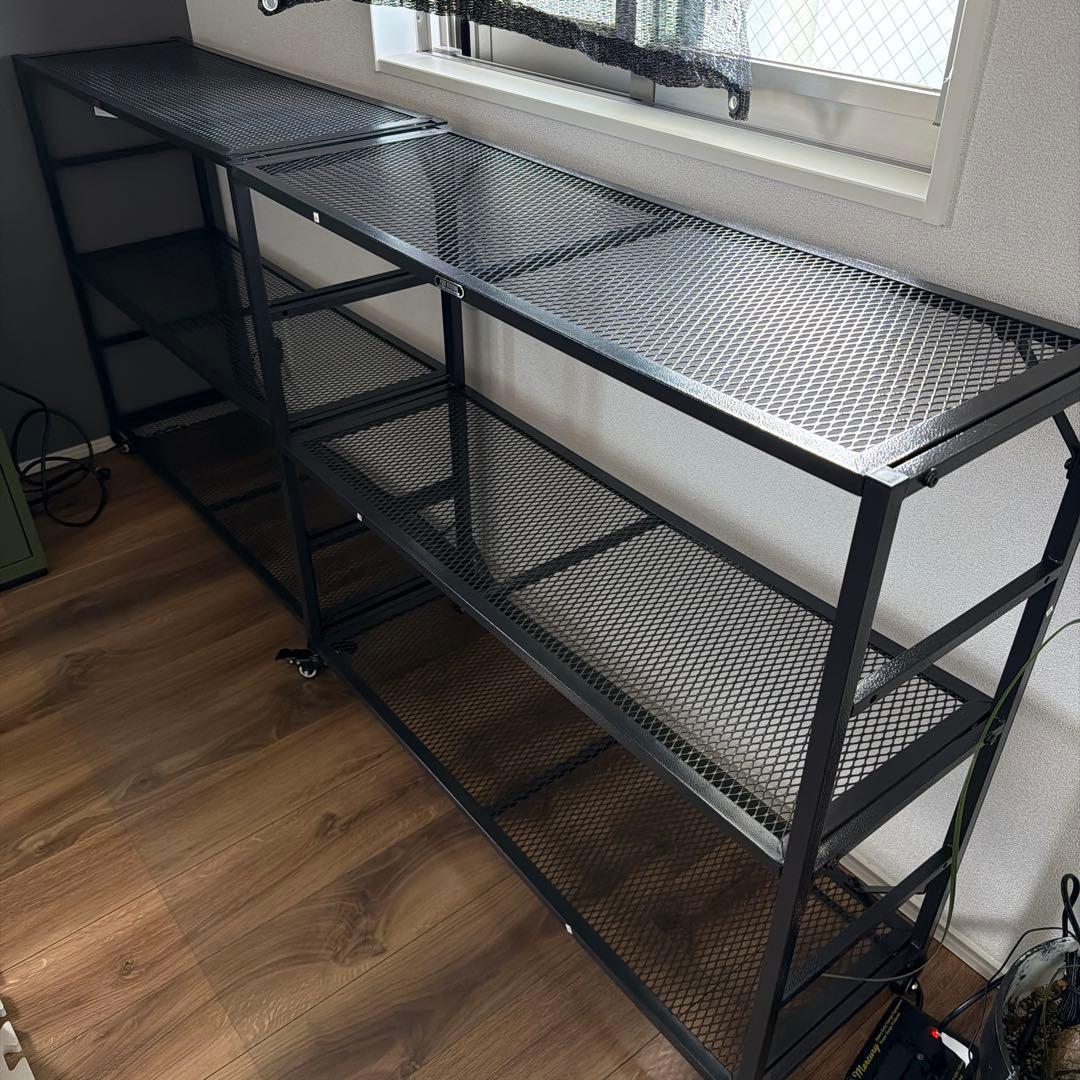 2個セット　アイアンシェルフ　植物棚　ラック　オーディオ