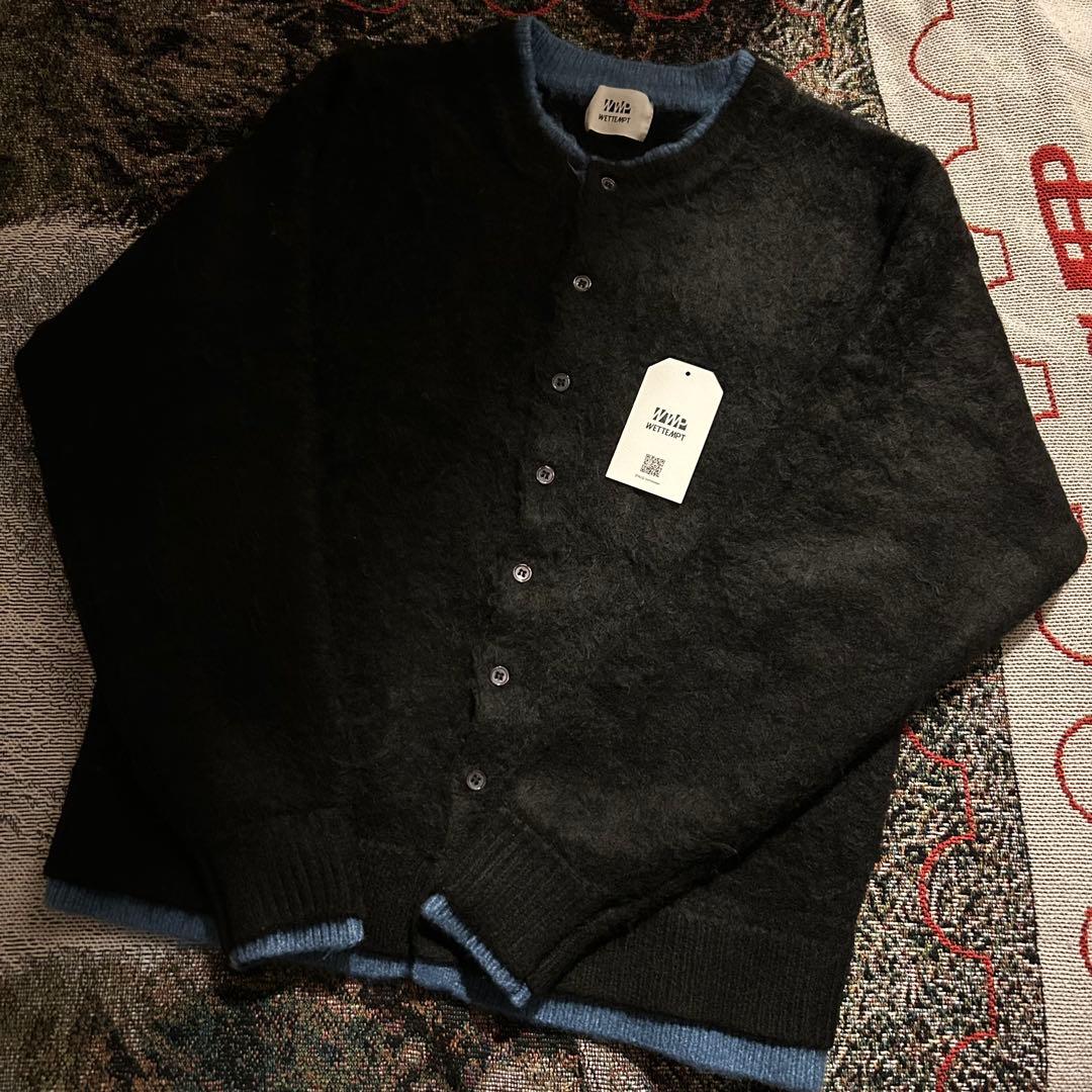 WETTEMPT クルーネックブラッシュドレイヤードカーディガン