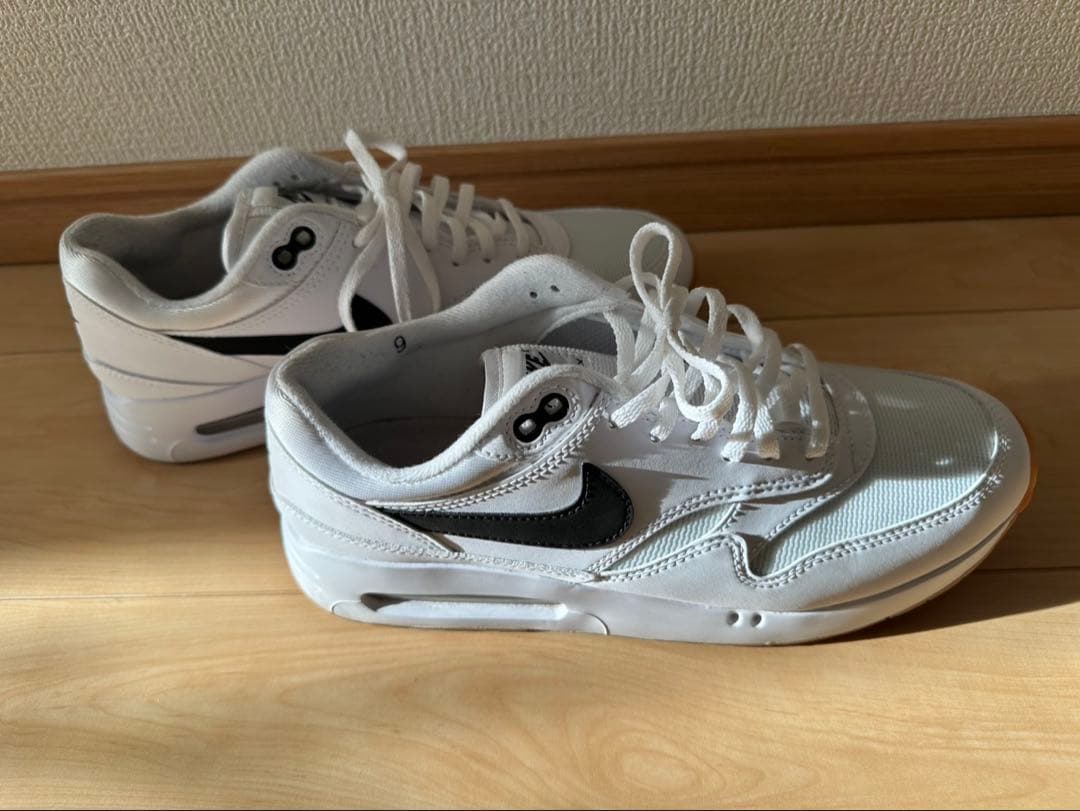 たーNike Air Max 1 ホワイト/ブラック US 9 ２７センチ