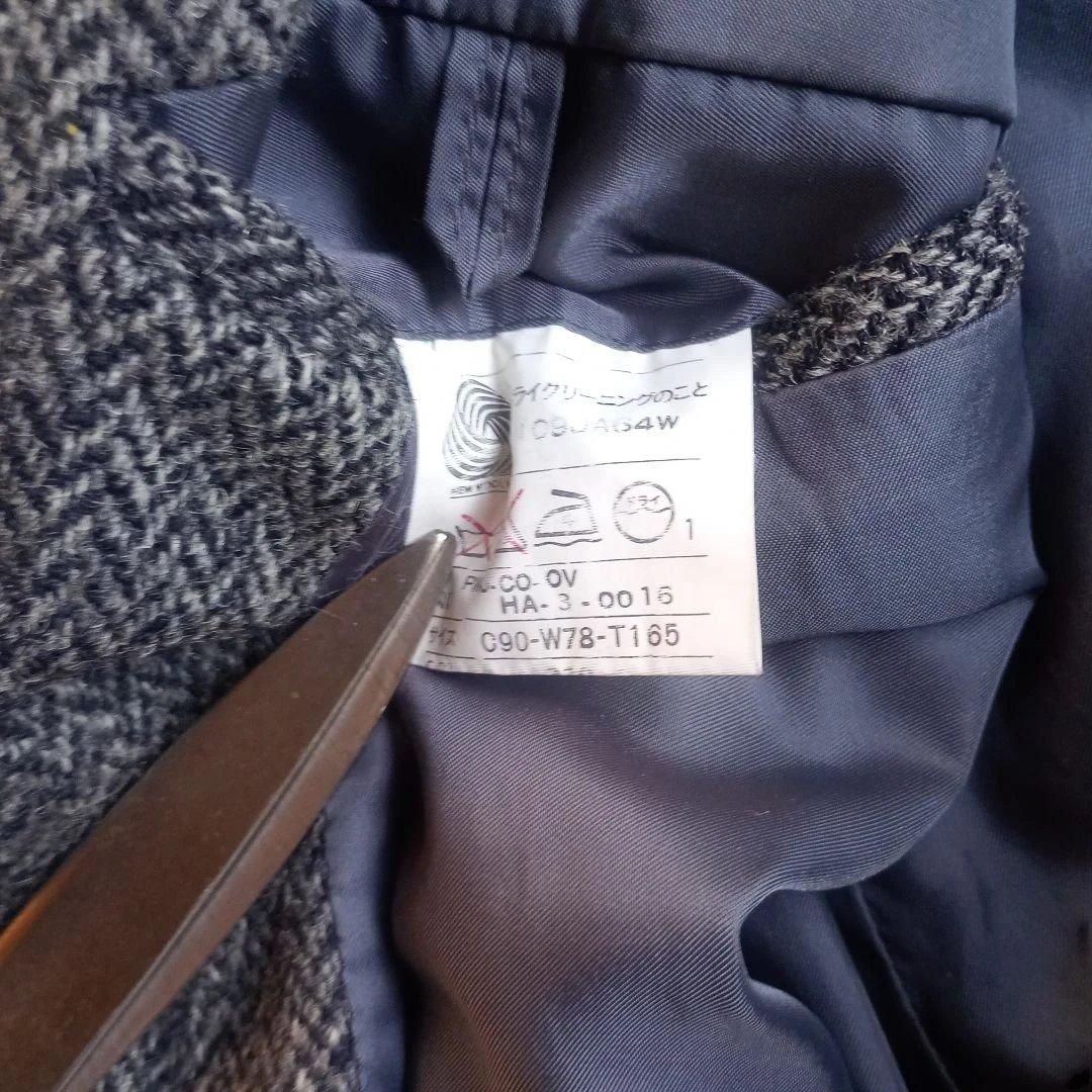 JPRESS HARRISTWEEDヘリンボーン ステンカラーコート