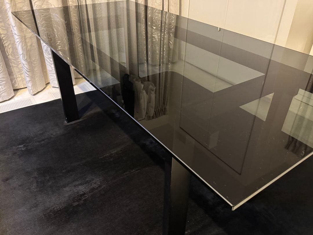 カッシーナixc⭐︎ダイニングテーブルガラス