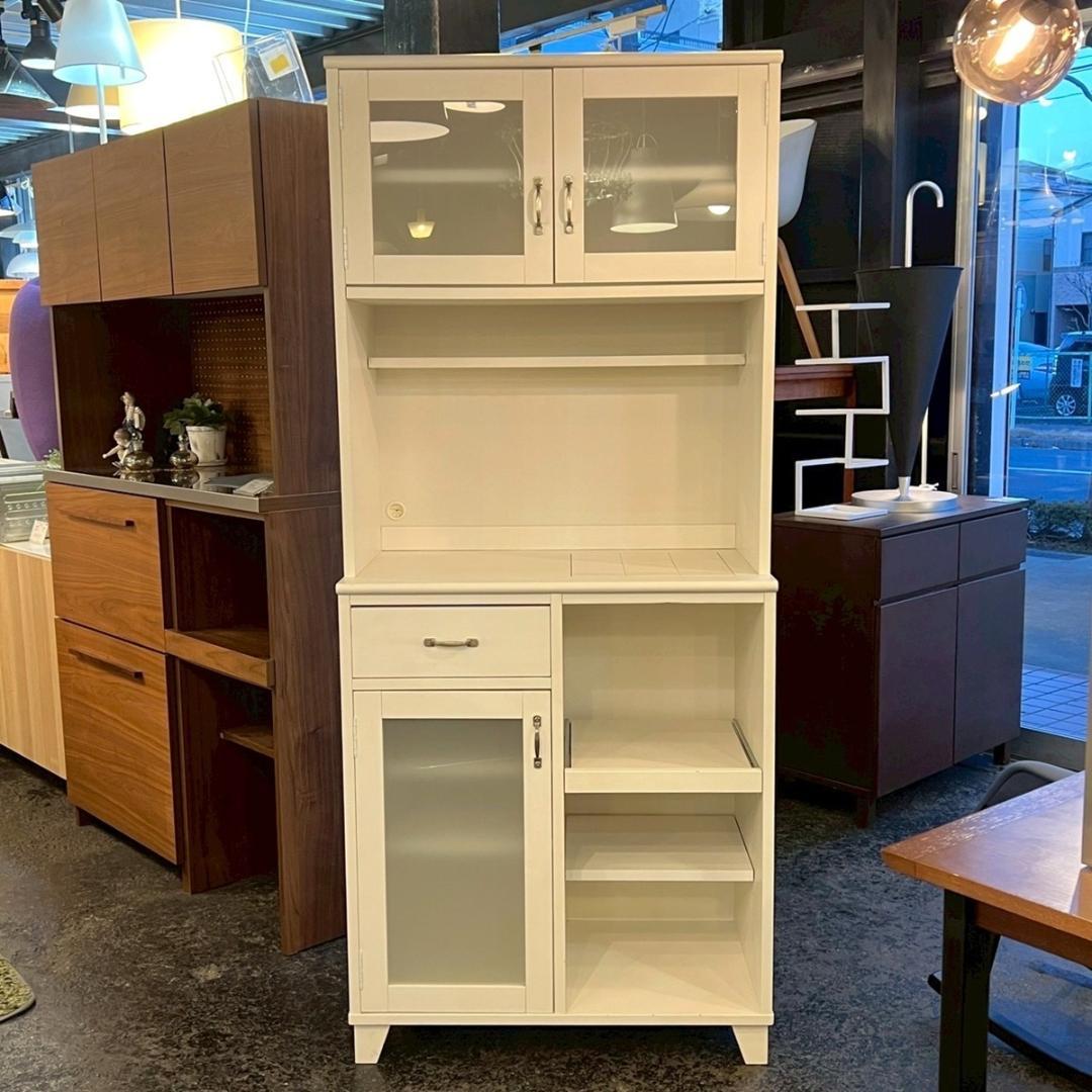 Momo Natural モモナチュラル ランド 食器棚 キッチンボード 北欧風