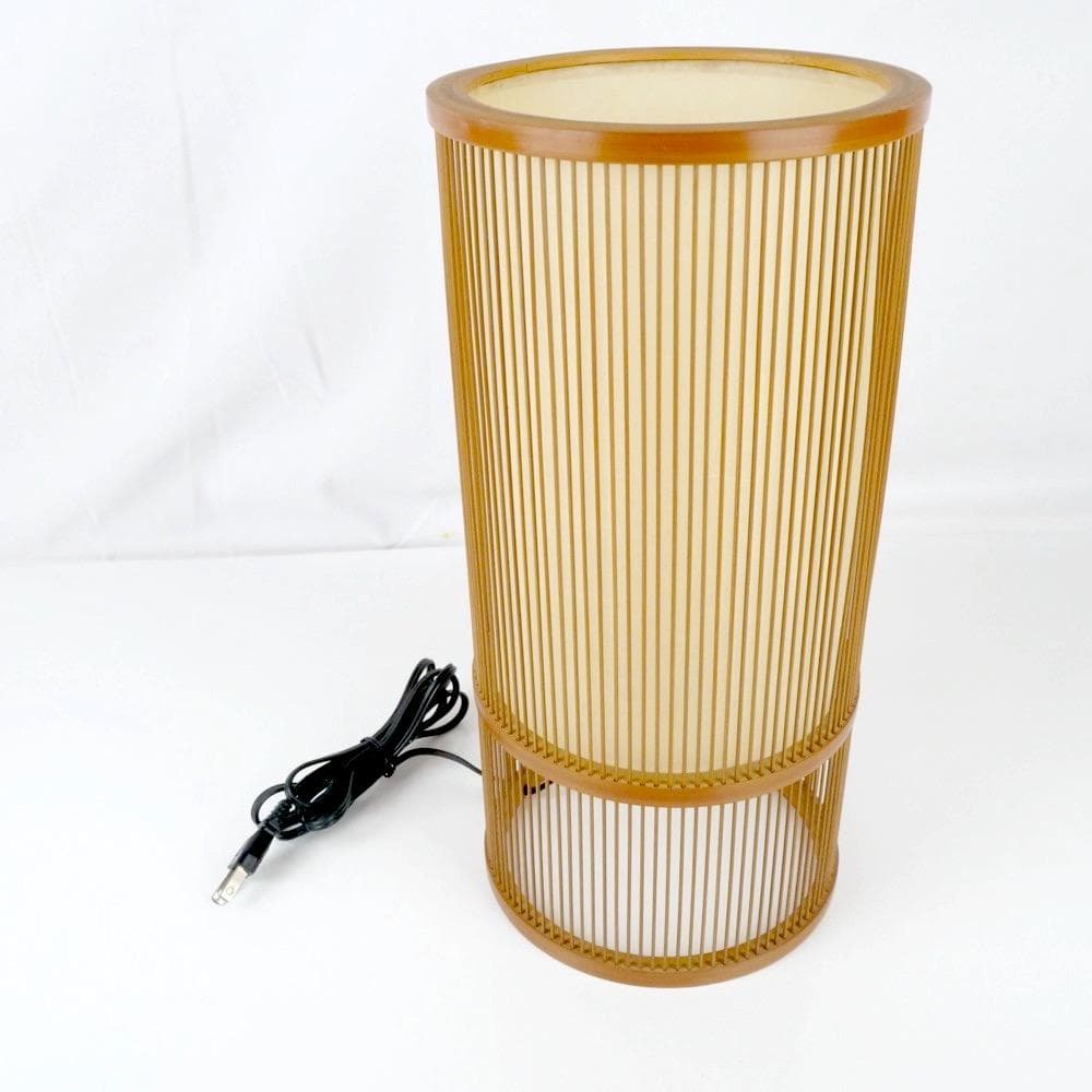 みやび行燈 駿河竹千筋細工 アンティーク 美品 フロアライト ランプ モダン