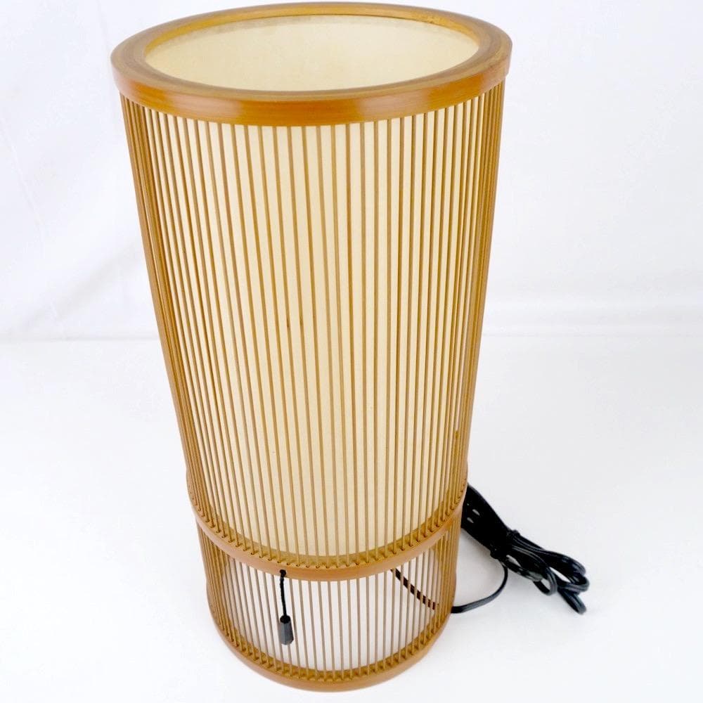 みやび行燈 駿河竹千筋細工 アンティーク 美品 フロアライト ランプ モダン