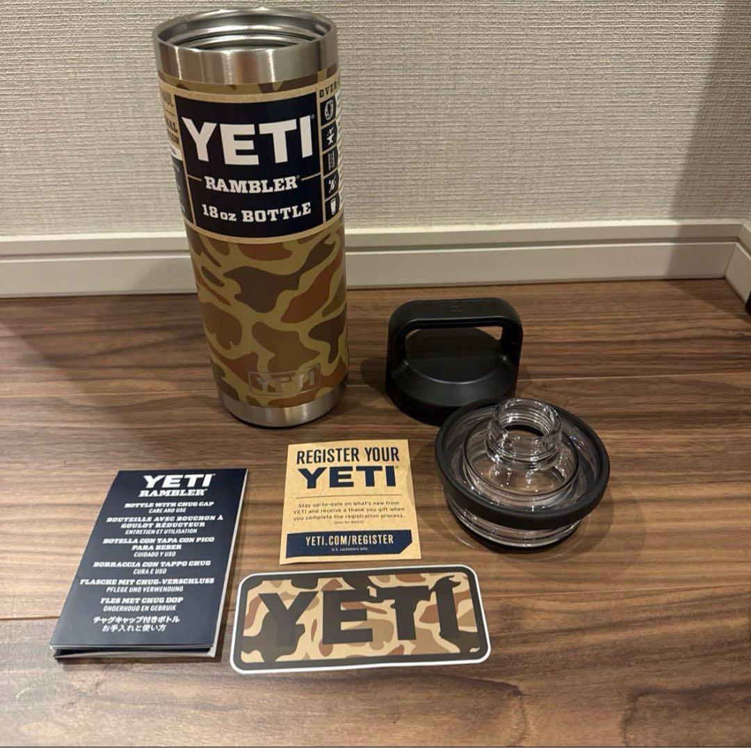 【新品】YETI rambler 18oz BOTTLE 迷彩
