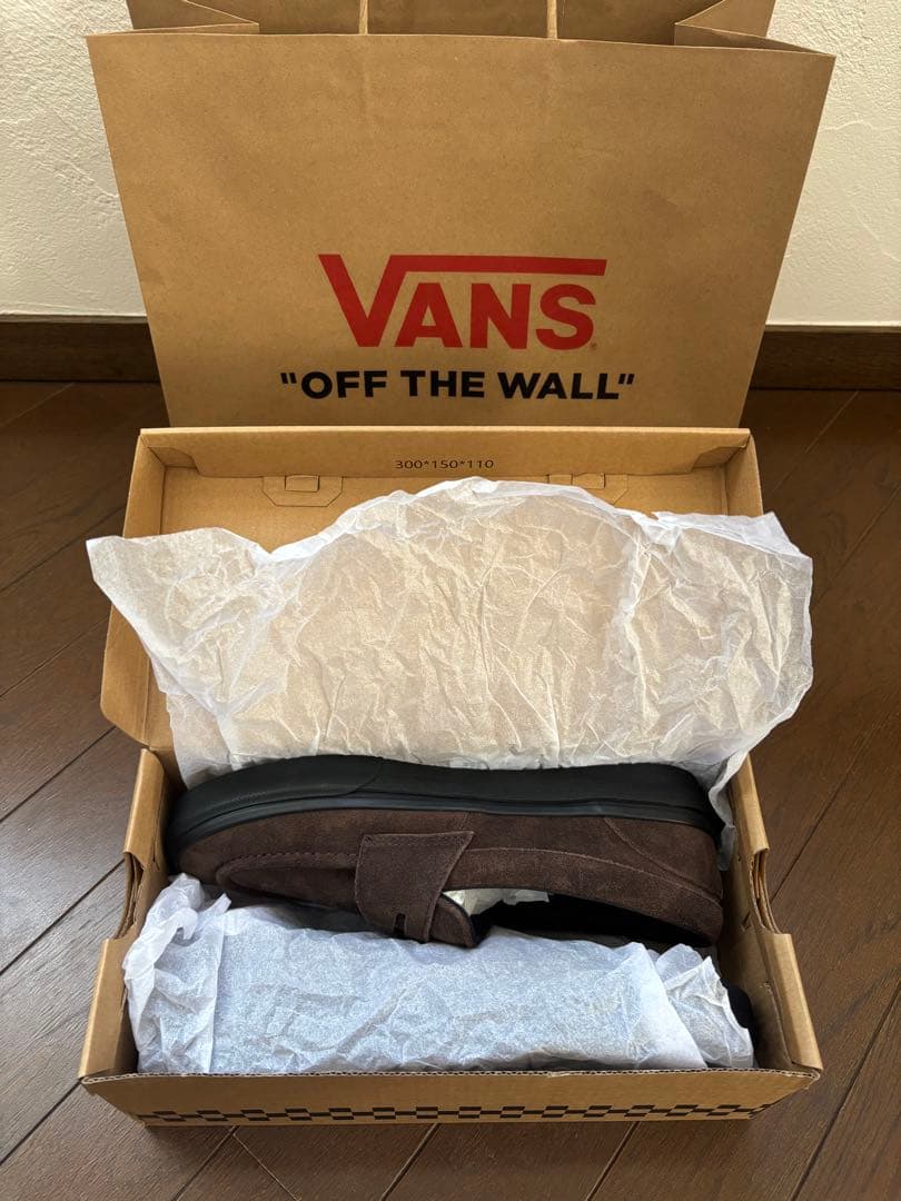 vans スエードローファー　ブラウン　26.5