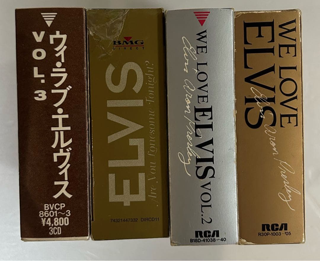 エルヴィス・プレスリー　CD BOX 4つセット　Elvis Presley