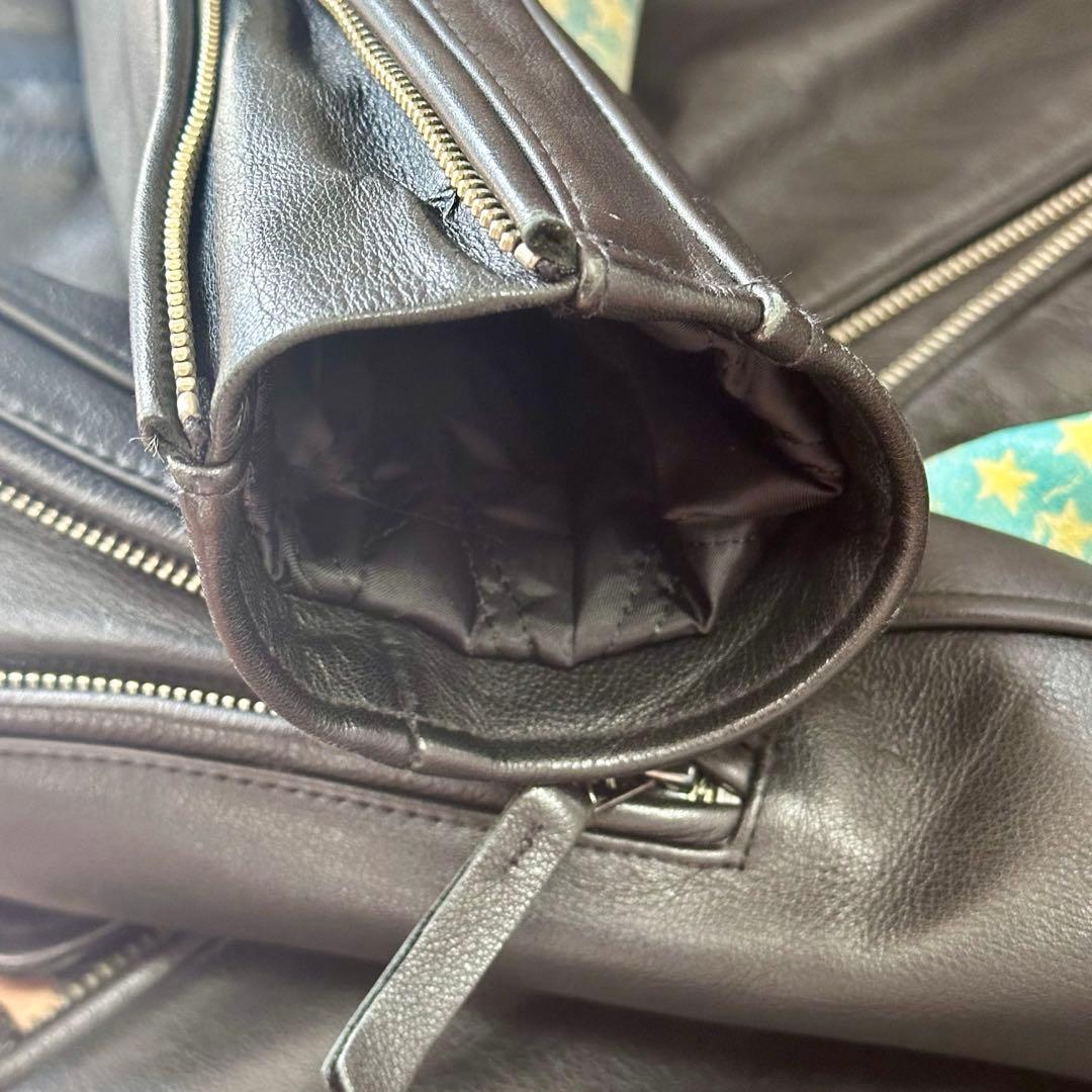 【超希少】良デザイン HARLEY-DAVIDSON レザーライダースジャケット