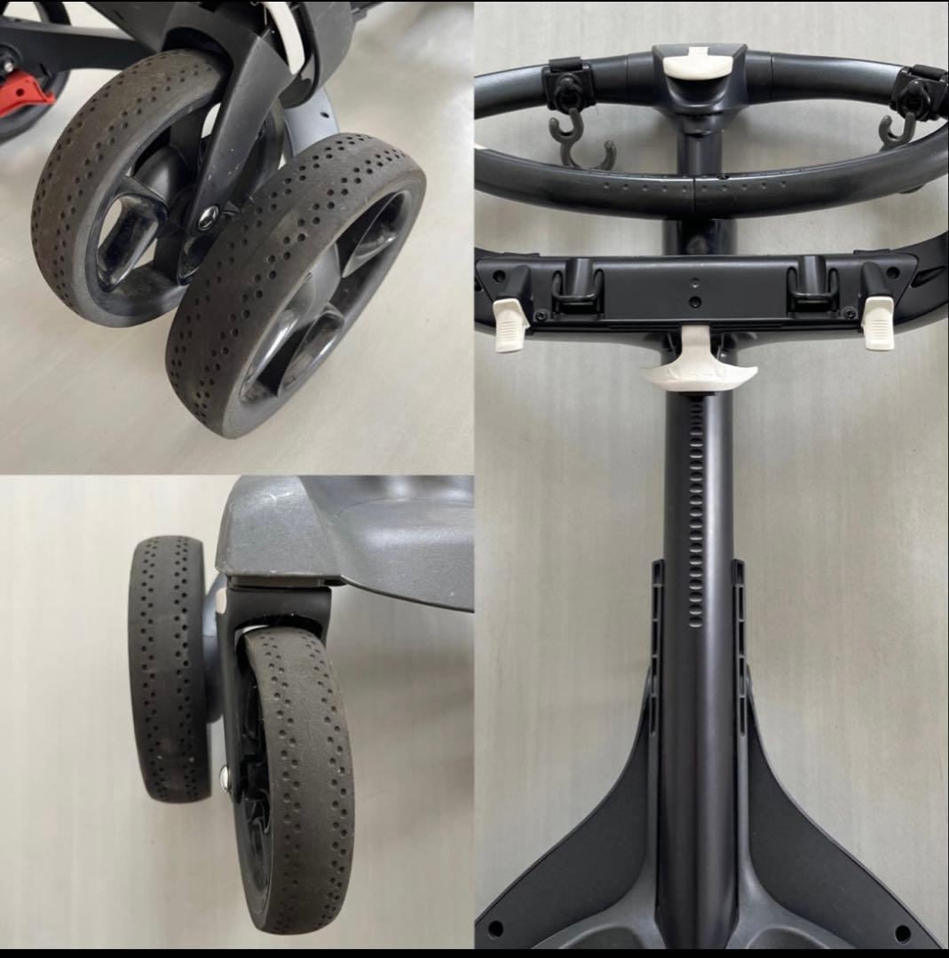 ストッケエクスプローリー　ベビーカー　チャイルドシート　キャリーコット　グレー