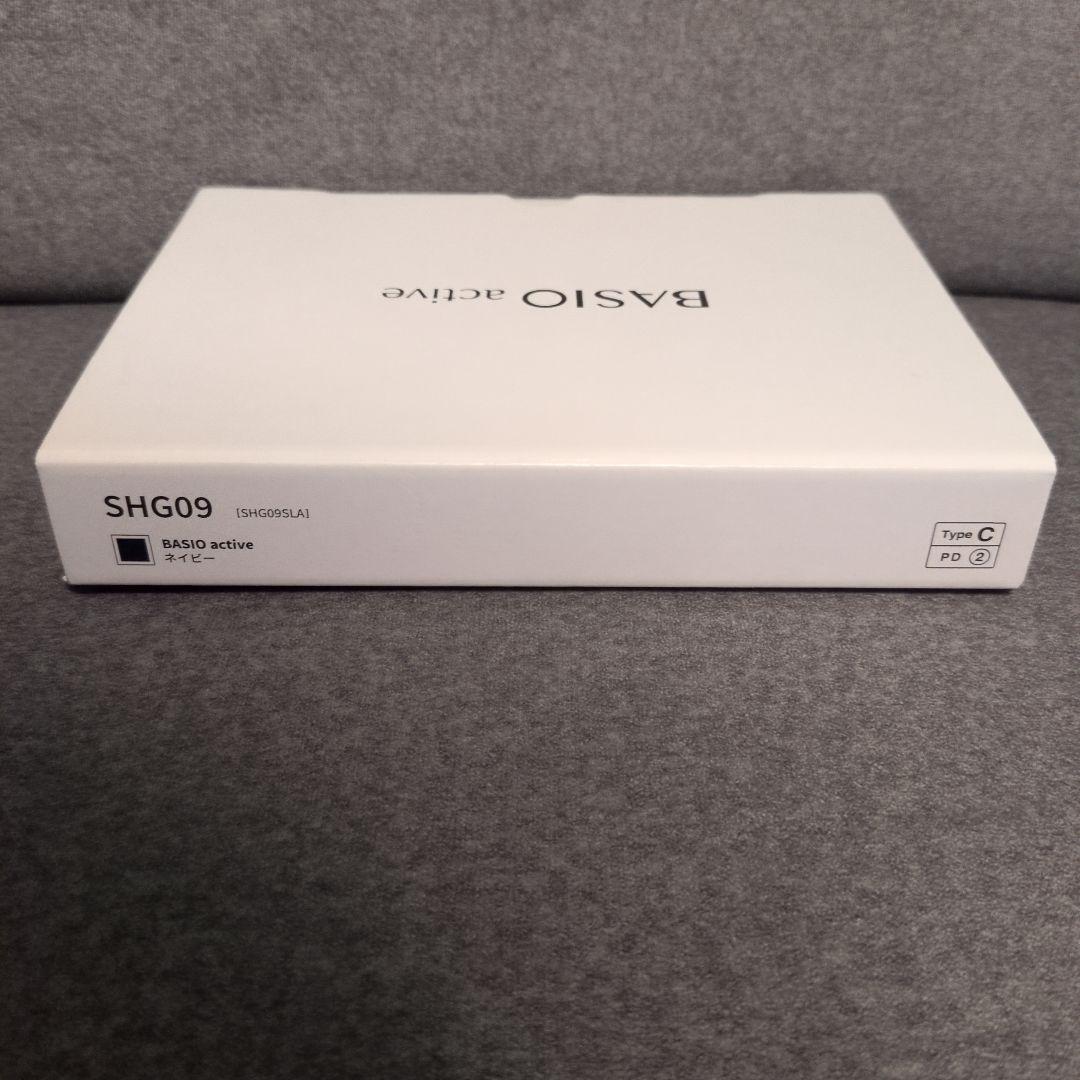 【新品未使用】BASIO active SHG09スマートフォン本体新品ネイビー