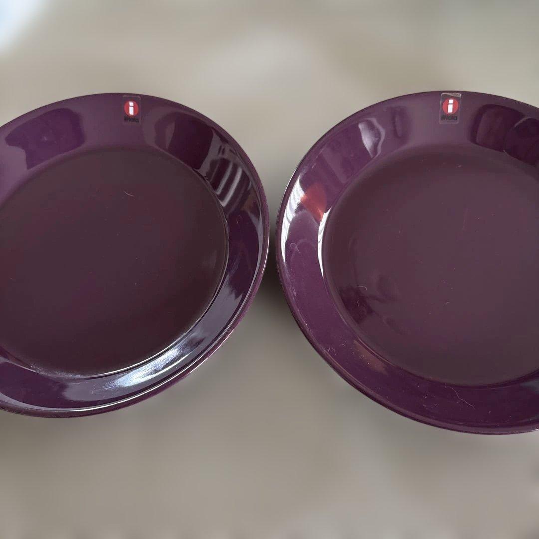  Teema ダークライラック　17㎝　２枚セット