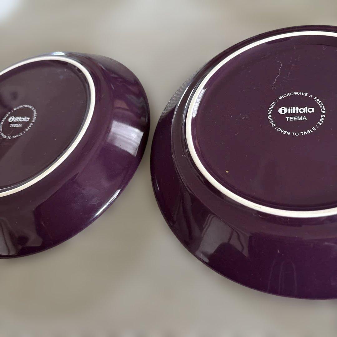  Teema ダークライラック　17㎝　２枚セット