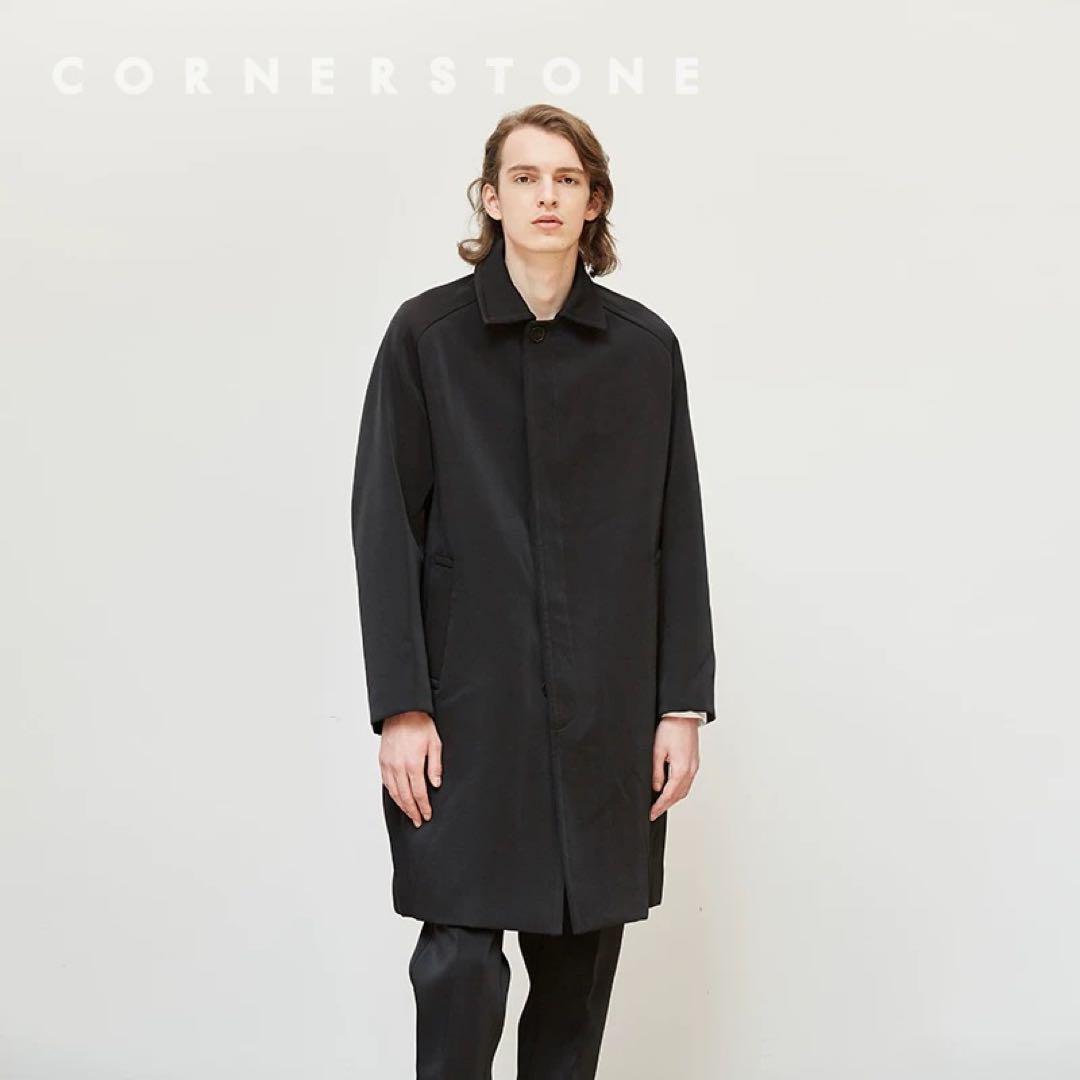 CORNERSTONE ブラック コート