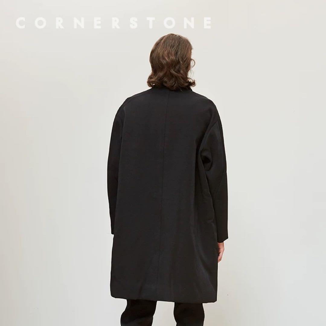 CORNERSTONE ブラック コート