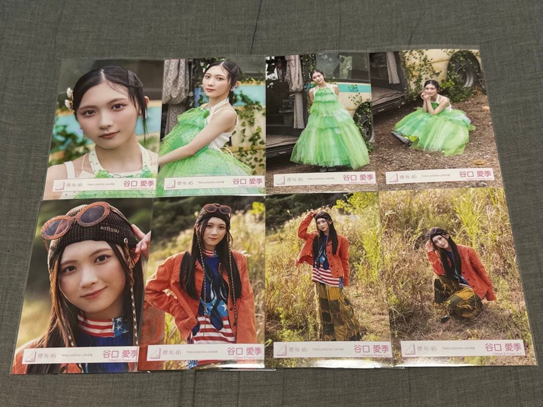 【硬質補強】櫻坂46 谷口愛季 生写真　コンプ　木枯らしは泣かないMV