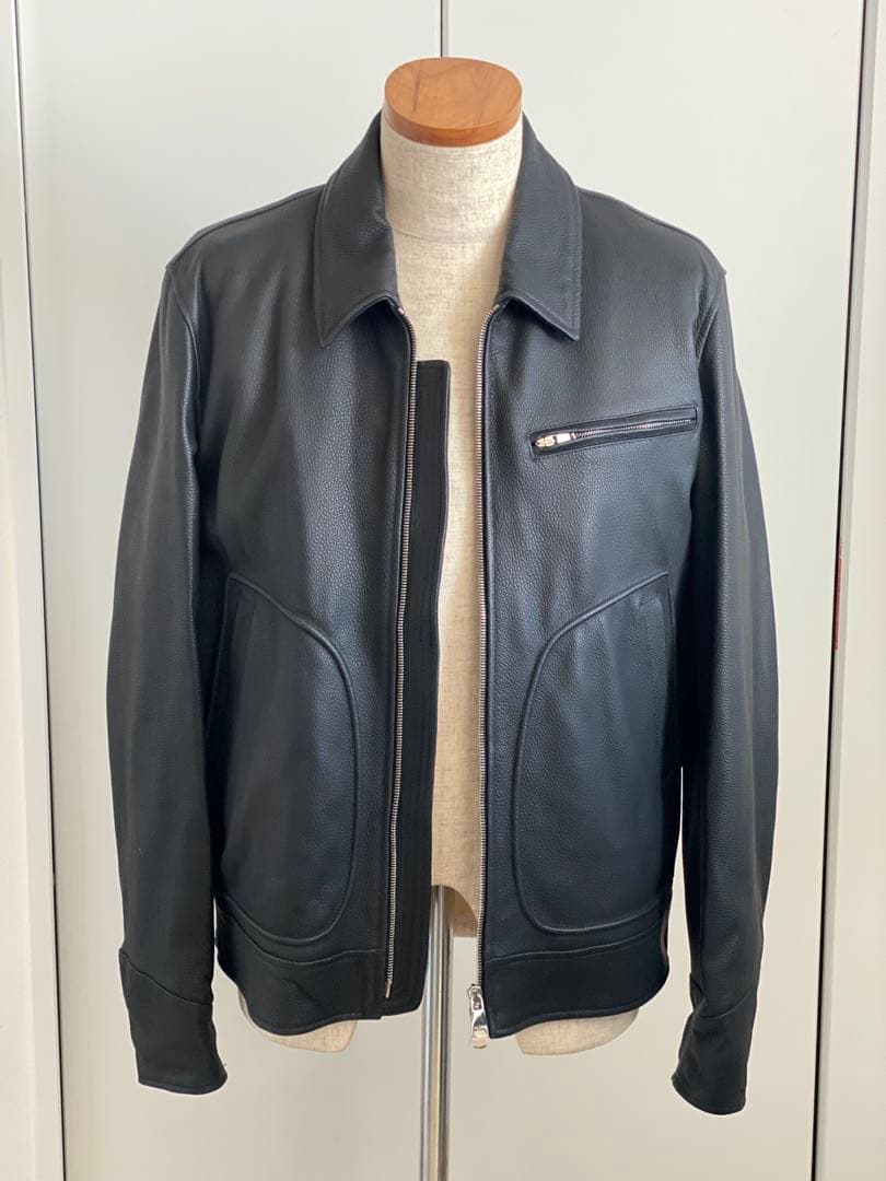 極美品！バルスター ヴァルスター　レザージャケット　革ジャン　48 ブラック黒