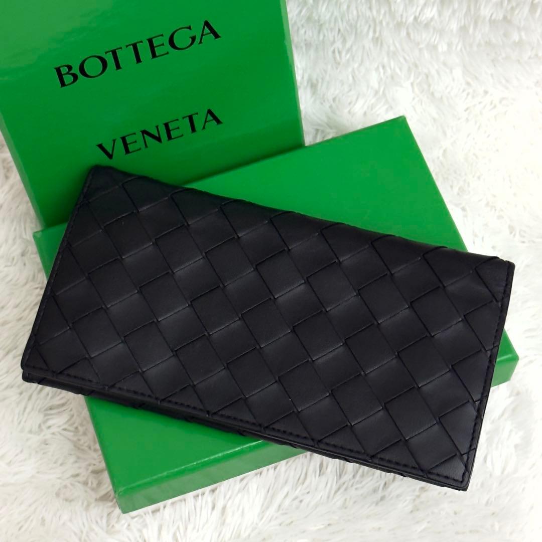 美品✨RFID内蔵 BOTTEGAVENETA ボッテガ イントレチャート 財布
