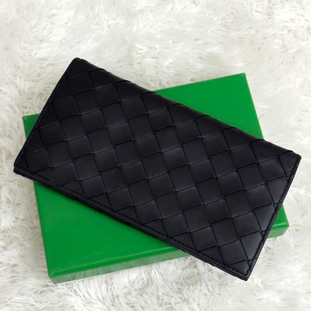 美品✨RFID内蔵 BOTTEGAVENETA ボッテガ イントレチャート 財布