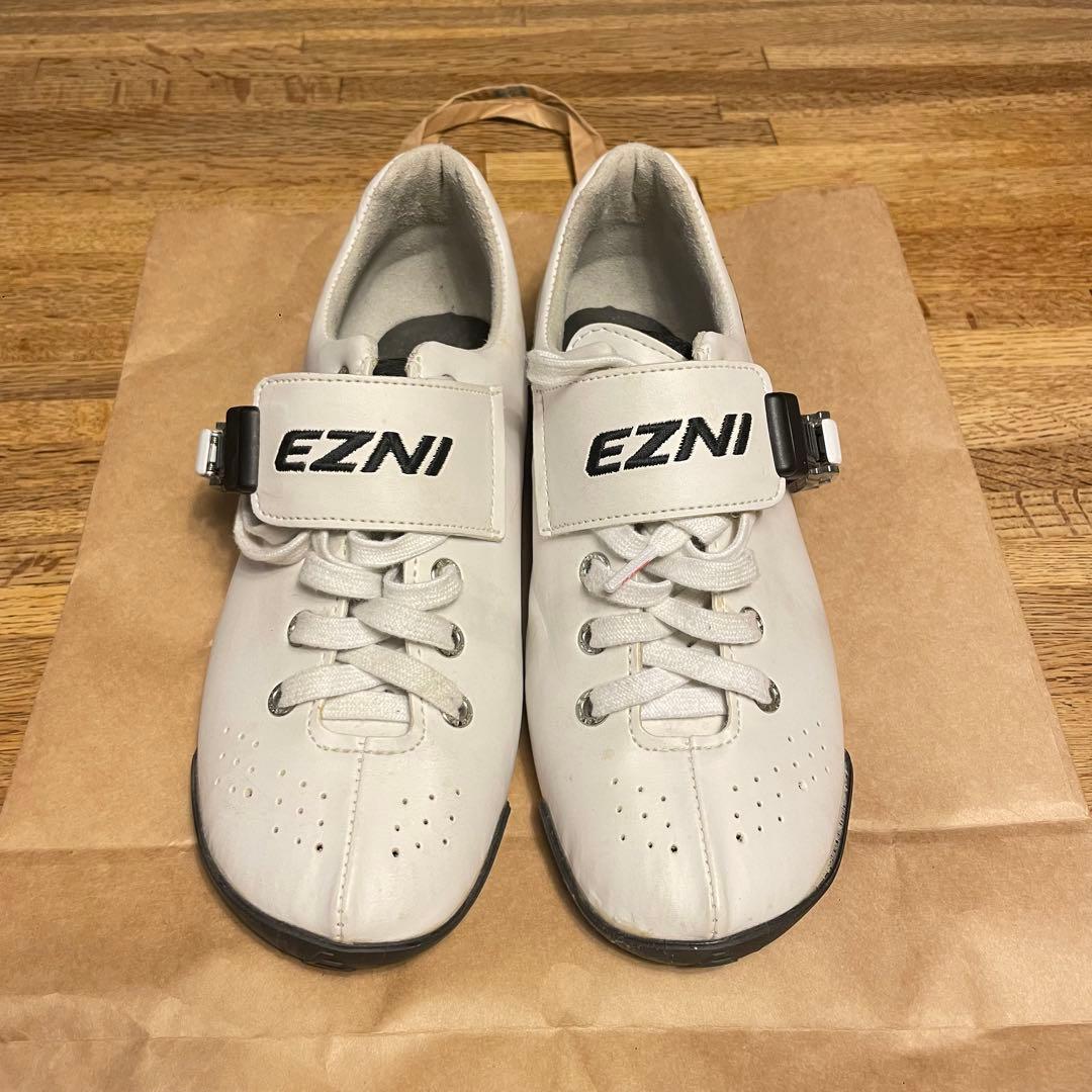 EZNI 自転車シューズ　トラックシューズ　25.5cm 競輪　ハンドメイド美品
