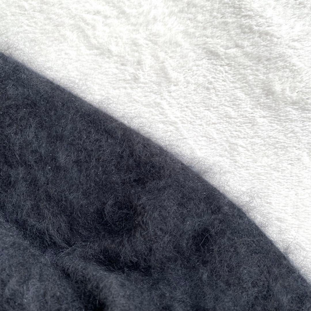 【美品✨】Deuxieme Classe ふわふわ　シャギーVネックニット　黒