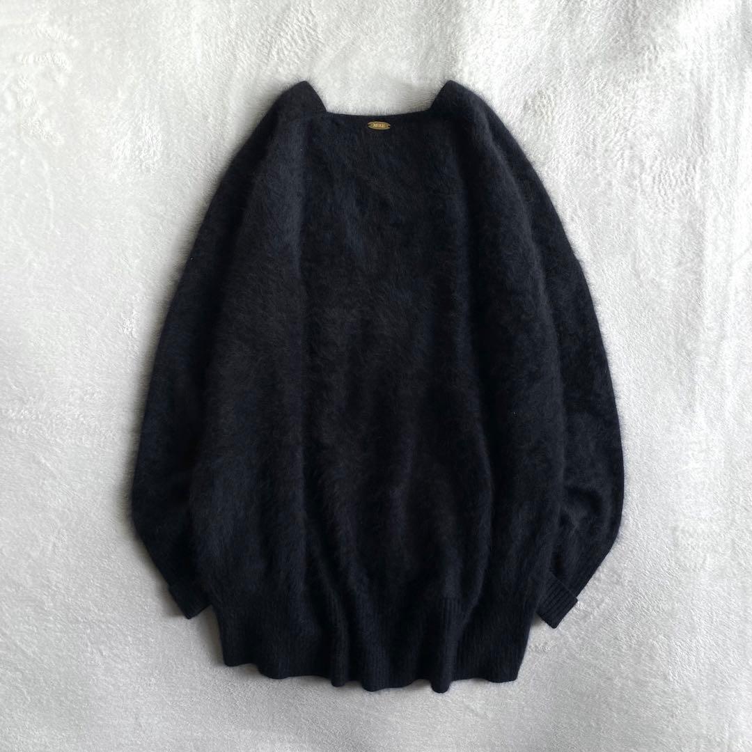 【美品✨】Deuxieme Classe ふわふわ　シャギーVネックニット　黒