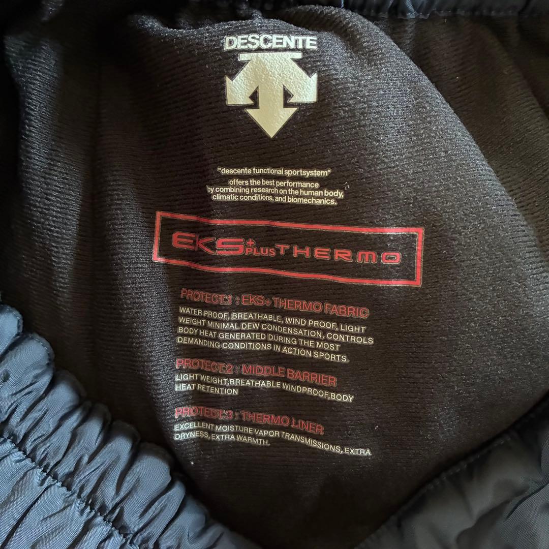 DESCENTE デサント EKS+THERMO セットアップ M 上下 紺
